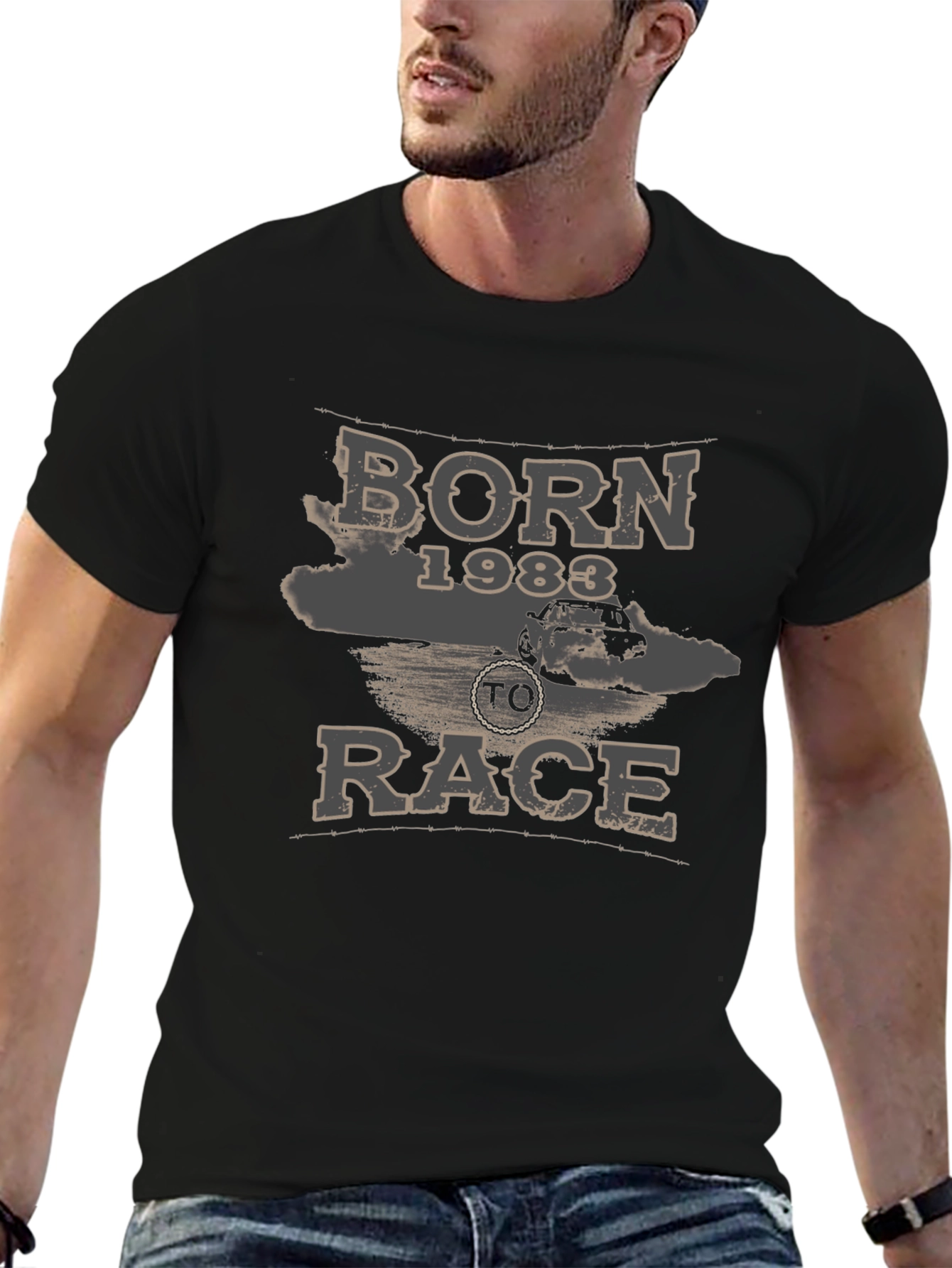 Born 1983 To Race Graphic T-Shirt
