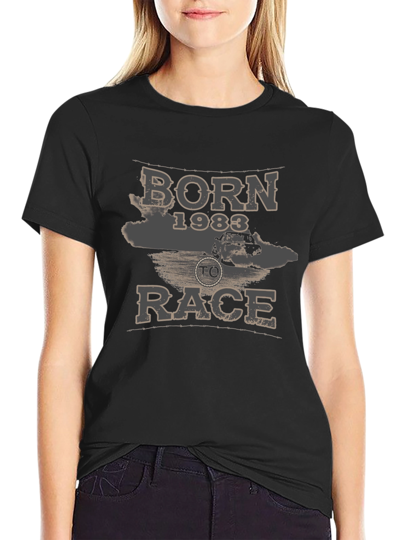 Born 1983 To Race Graphic T-Shirt