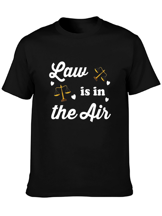Law in the Air Graphic Tee - Unisex Black T-Shirt