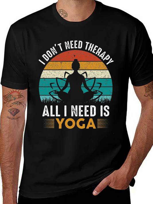Yoga Therapy T-Shirt - Meditate in Style