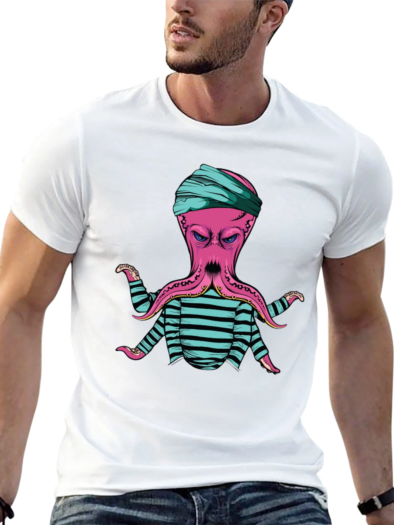 Cool Octopus T-Shirt - Unique Graphic Tee