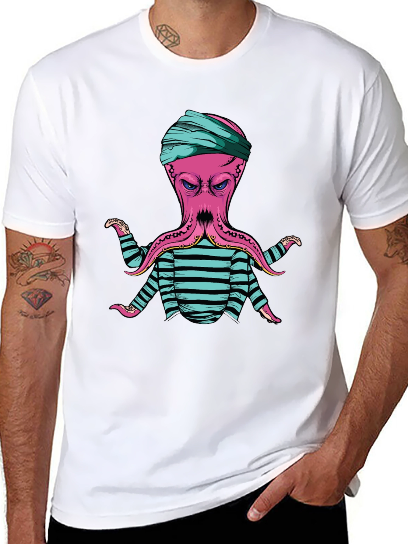 Cool Octopus T-Shirt - Unique Graphic Tee