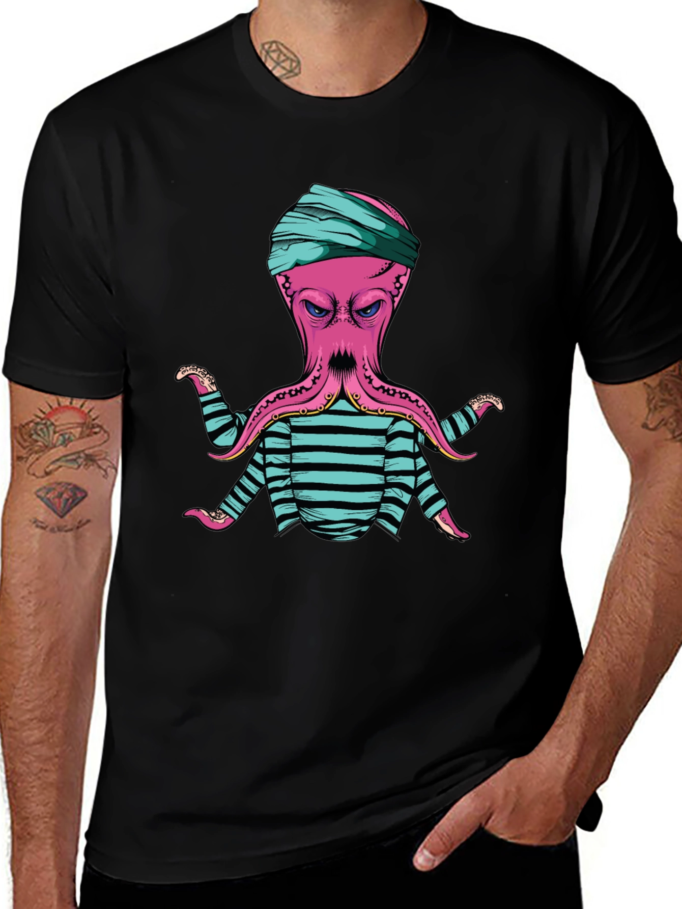Cool Octopus T-Shirt - Unique Graphic Tee