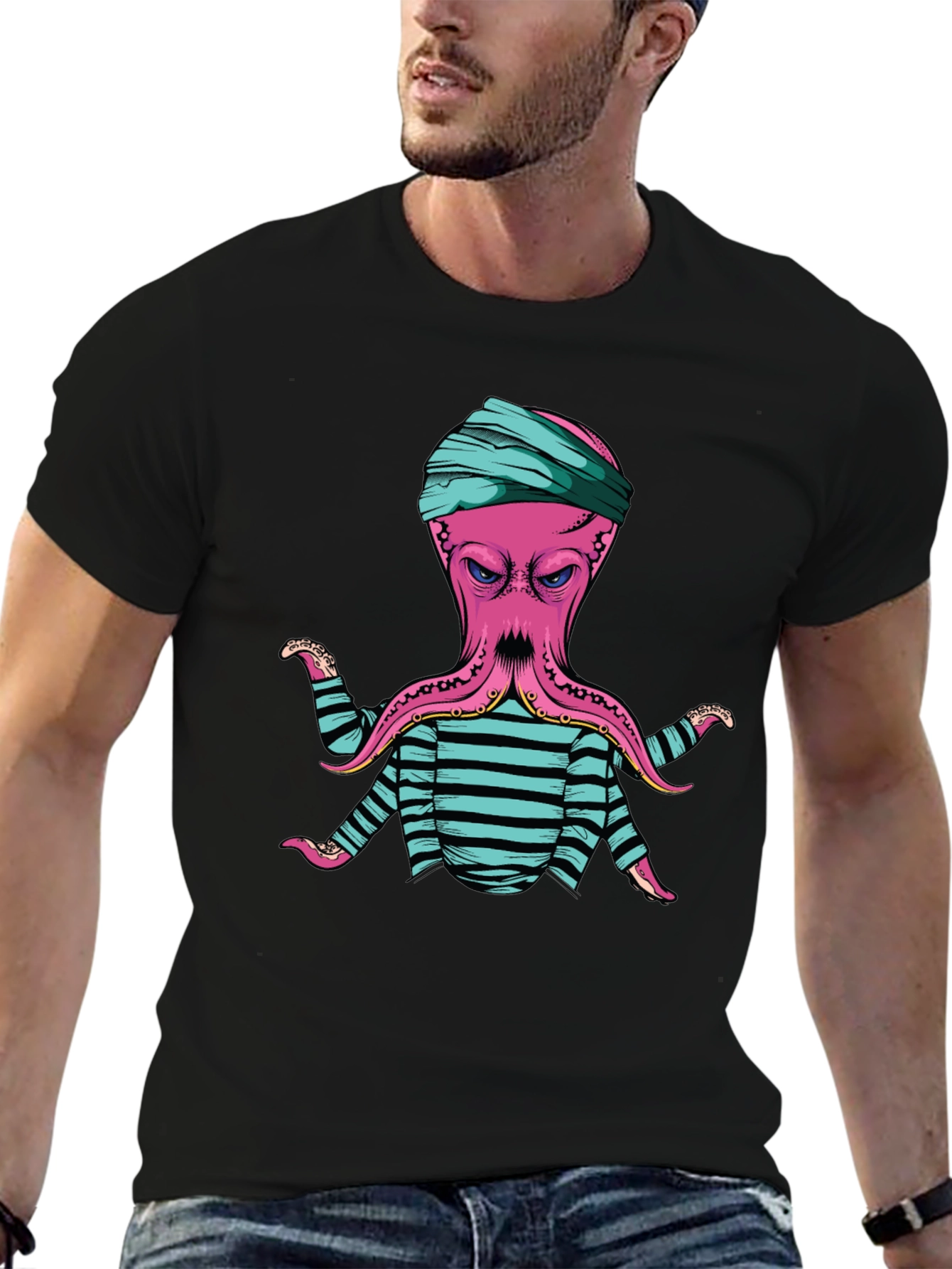 Cool Octopus T-Shirt - Unique Graphic Tee