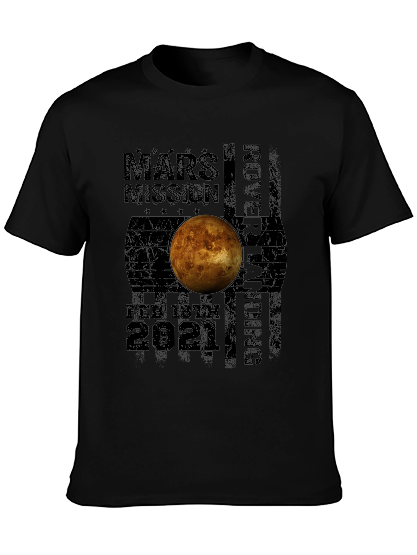 Mars Mission Rover Landing T-Shirt - Feb 18th 2021
