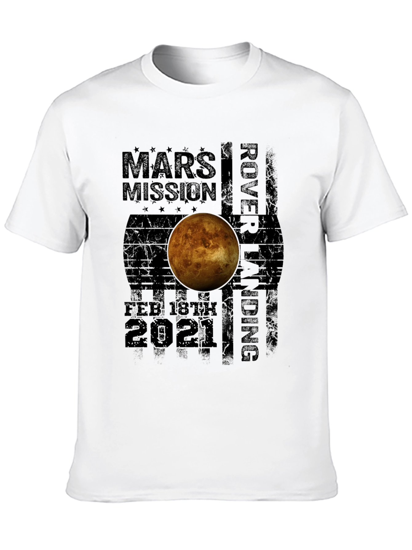 Mars Mission Rover Landing T-Shirt - Feb 18th 2021