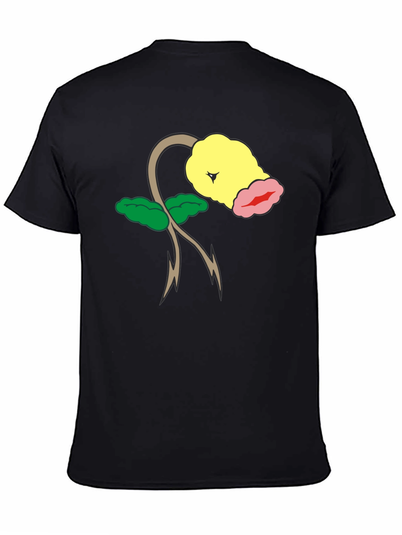 Bellsprout Pokemon Black T-Shirt
