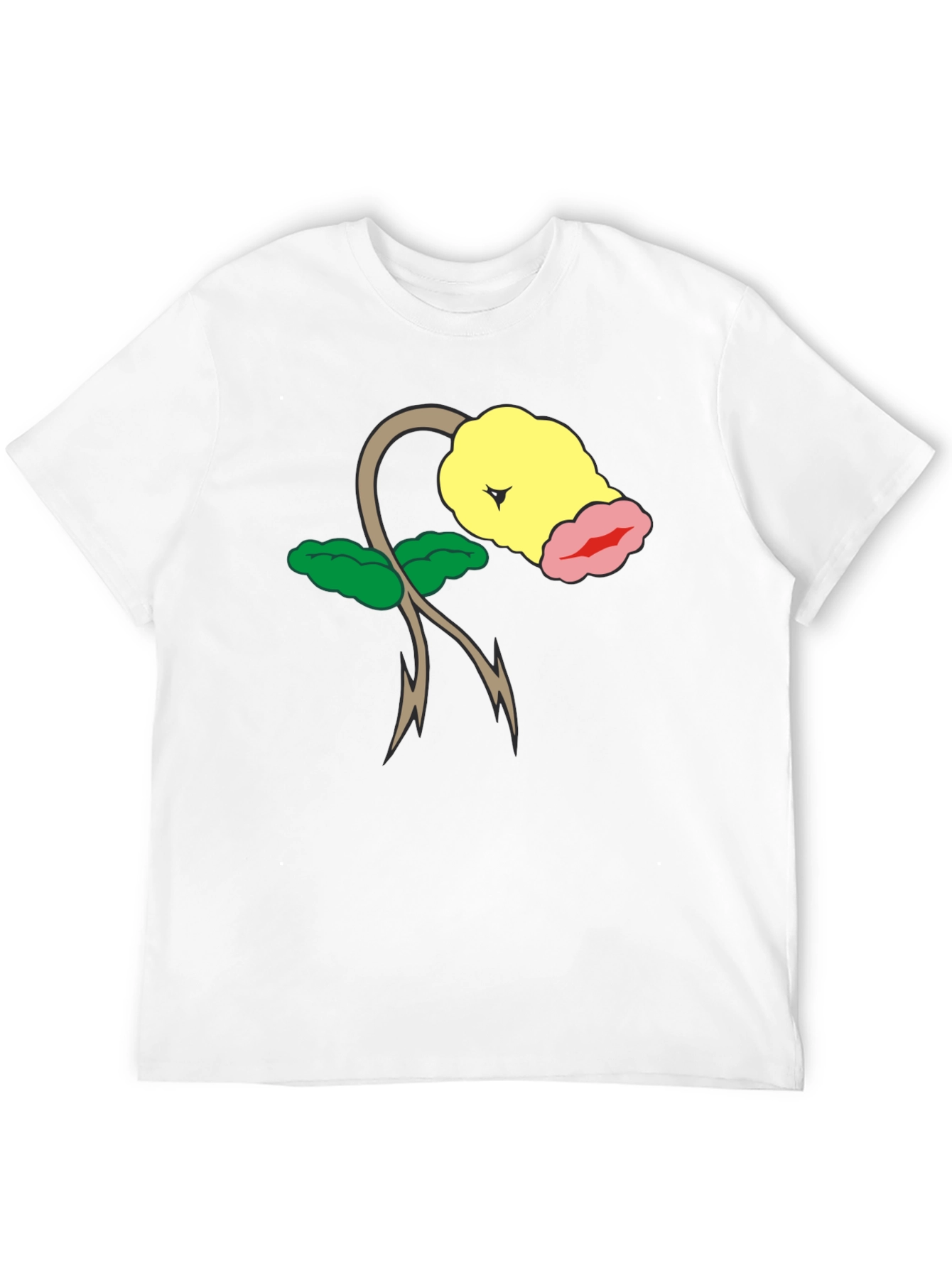 Bellsprout Pokemon Black T-Shirt