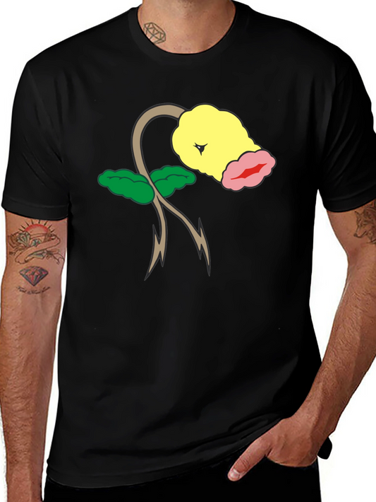 Bellsprout Pokemon Black T-Shirt