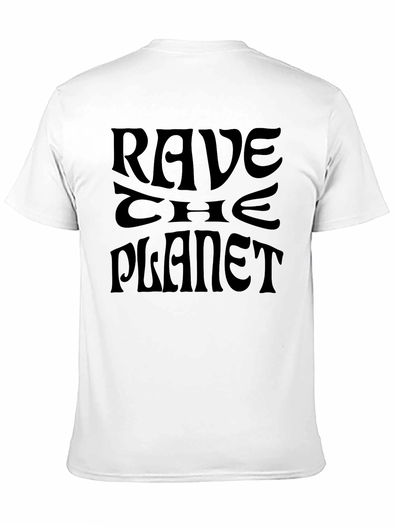Rave the Planet Graphic T-Shirt - Black