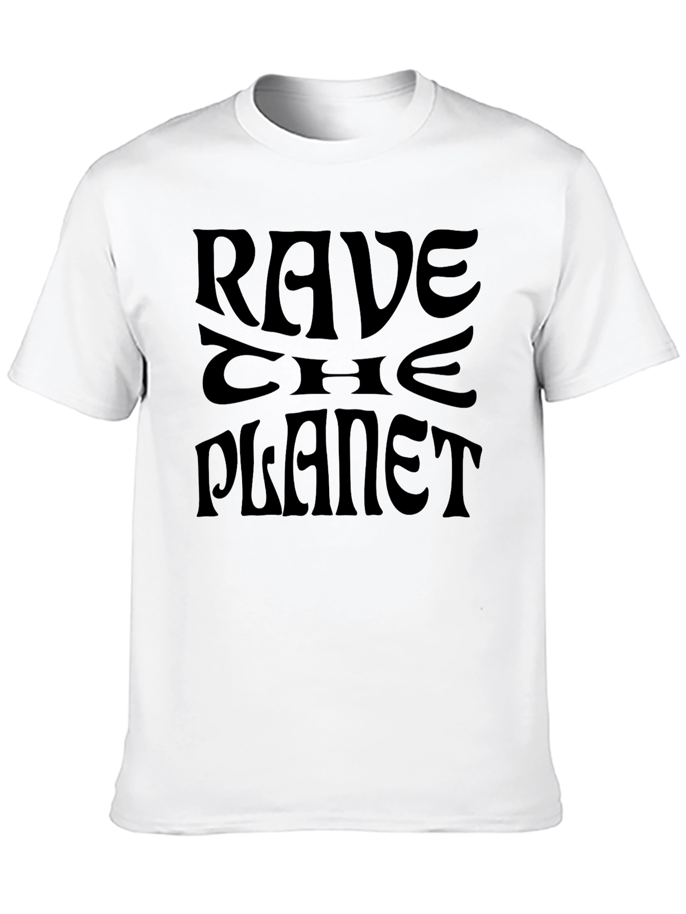 Rave the Planet Graphic T-Shirt - Black
