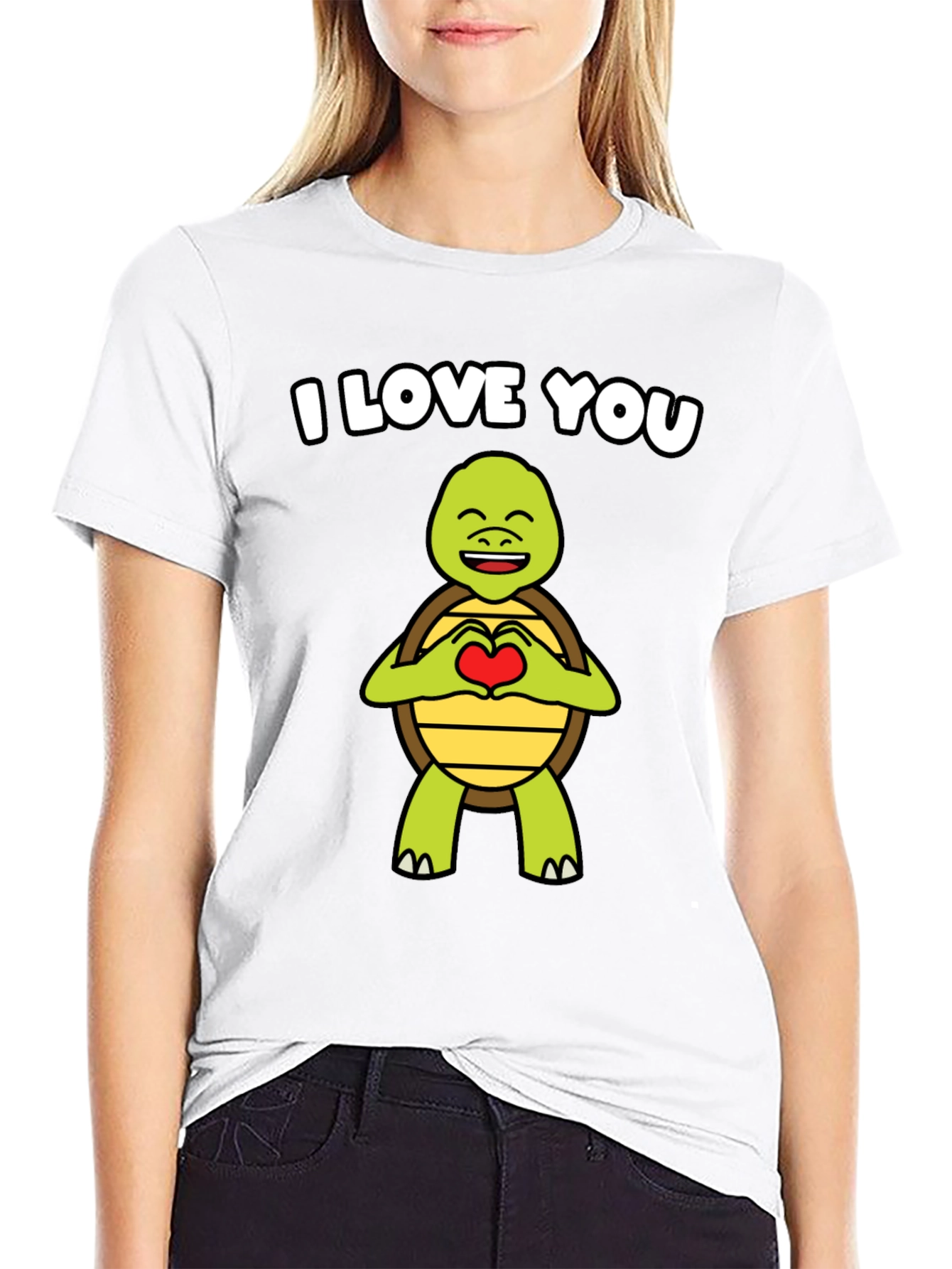 I Love You Turtle Graphic Tee