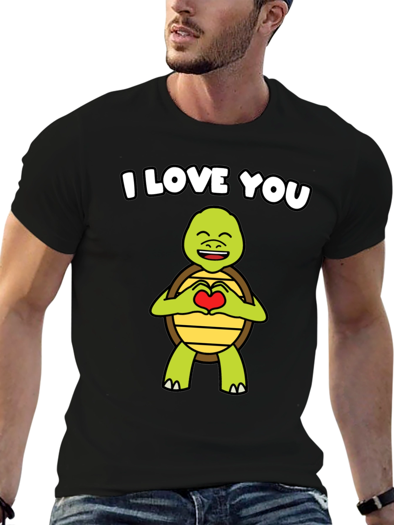 I Love You Turtle Graphic Tee