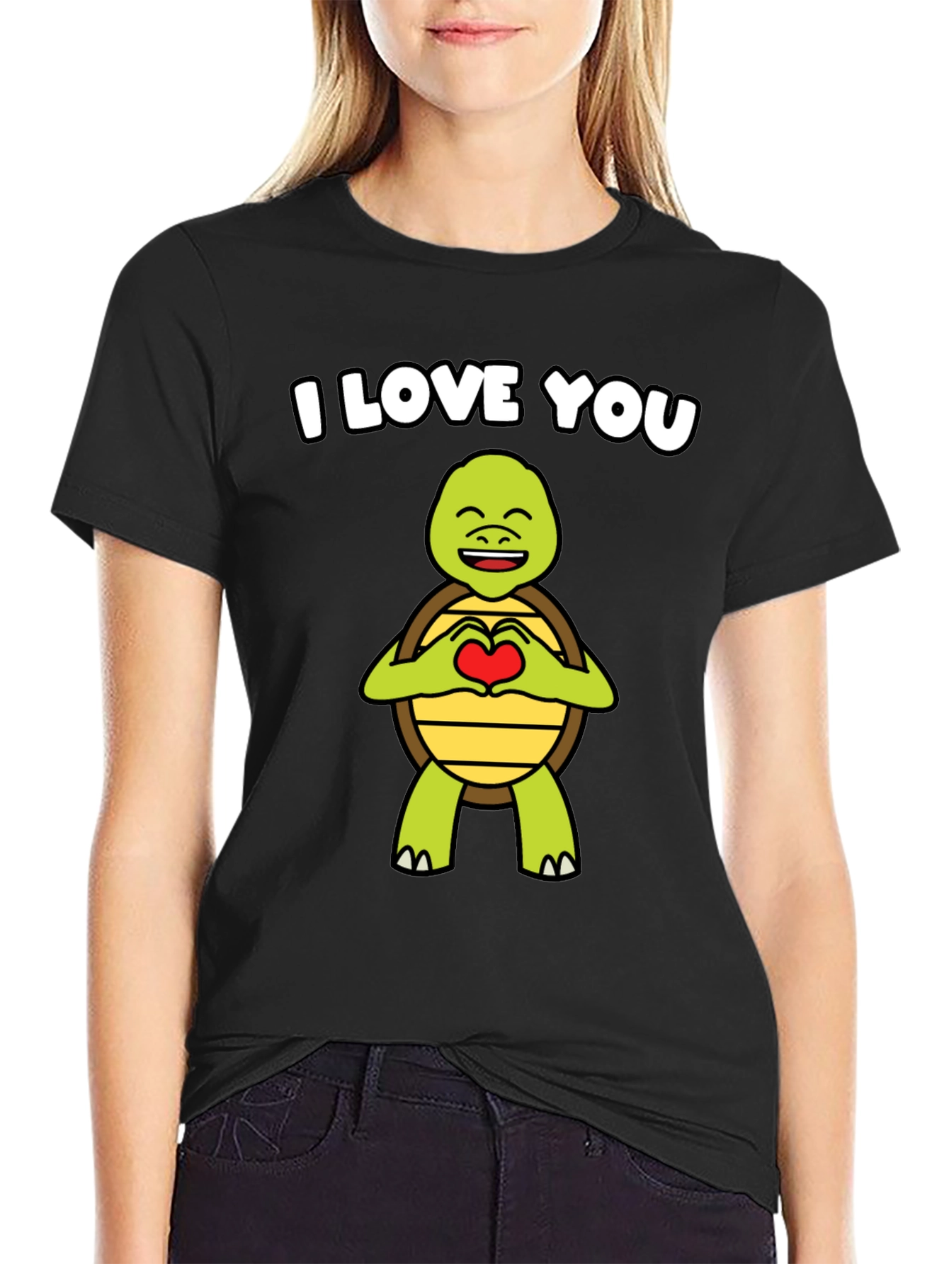 I Love You Turtle Graphic Tee