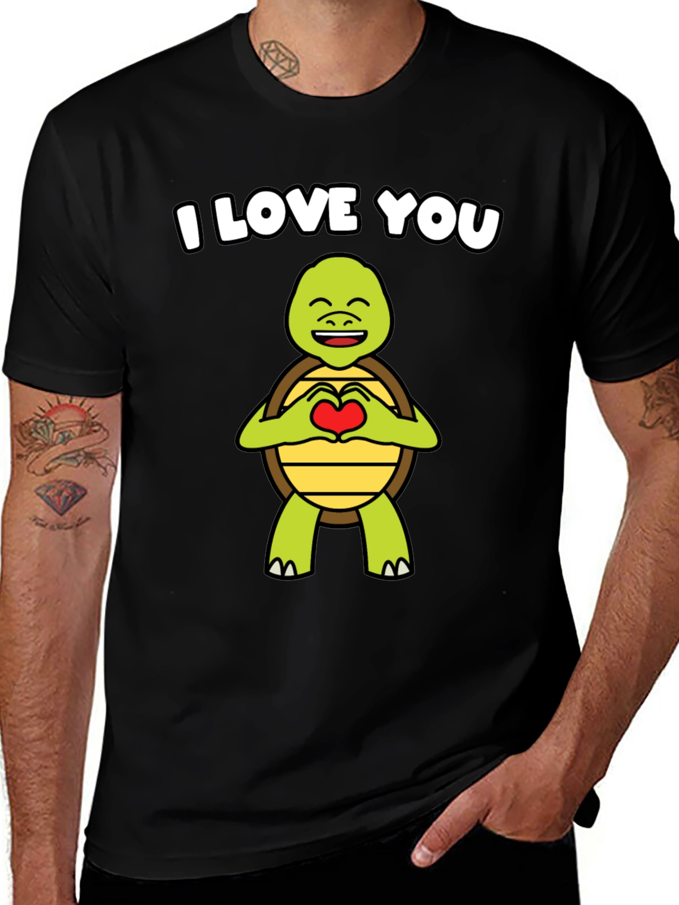 I Love You Turtle Graphic Tee