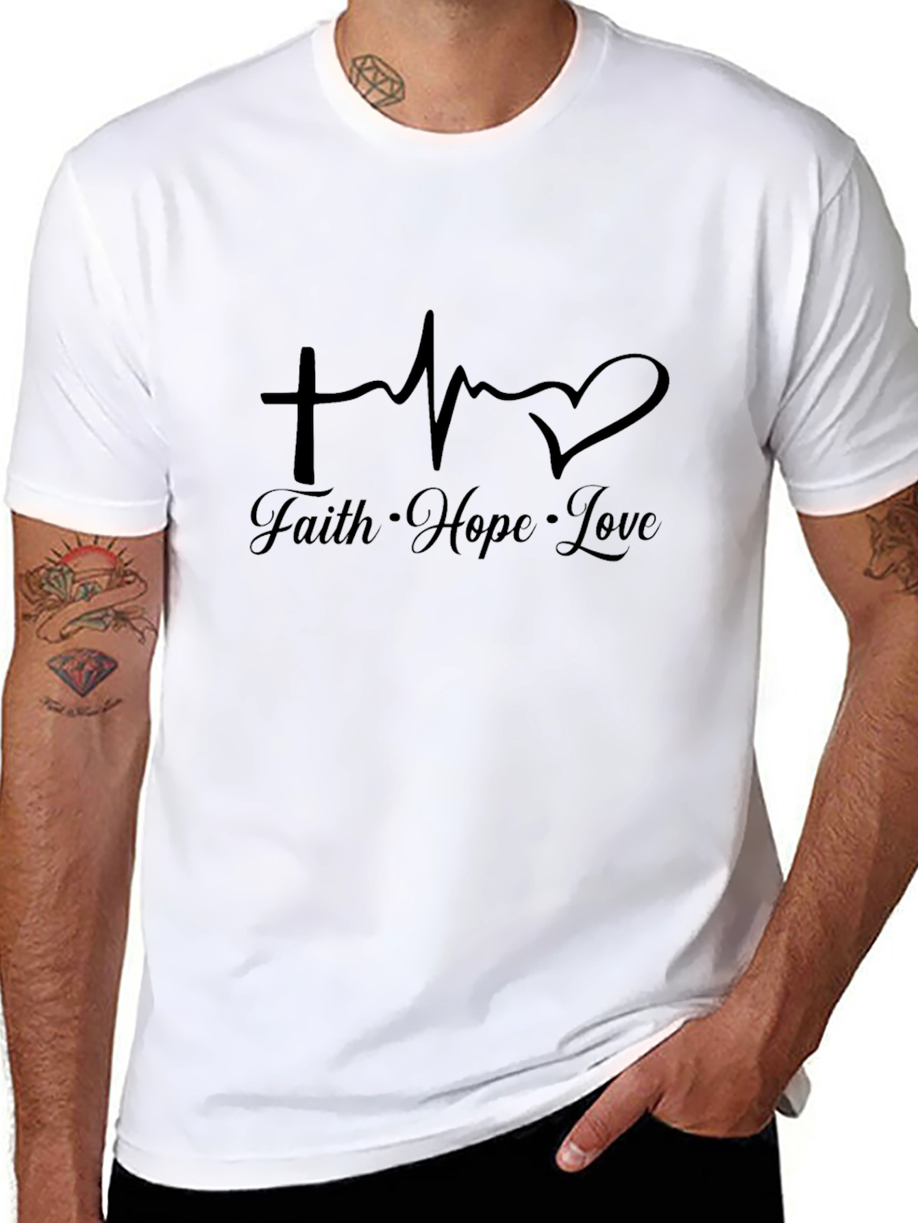 Faith Hope Love Graphic Tee