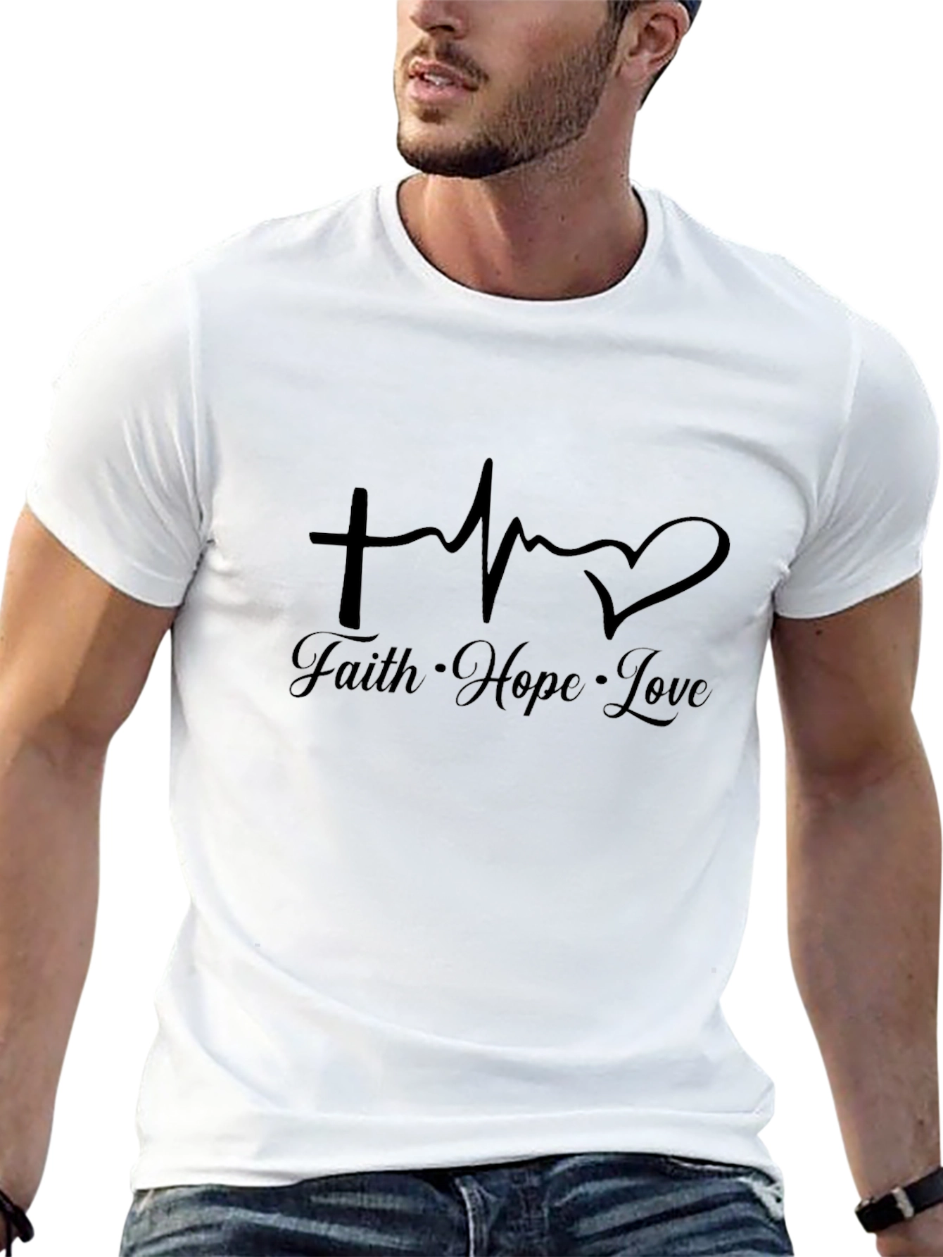 Faith Hope Love Graphic Tee