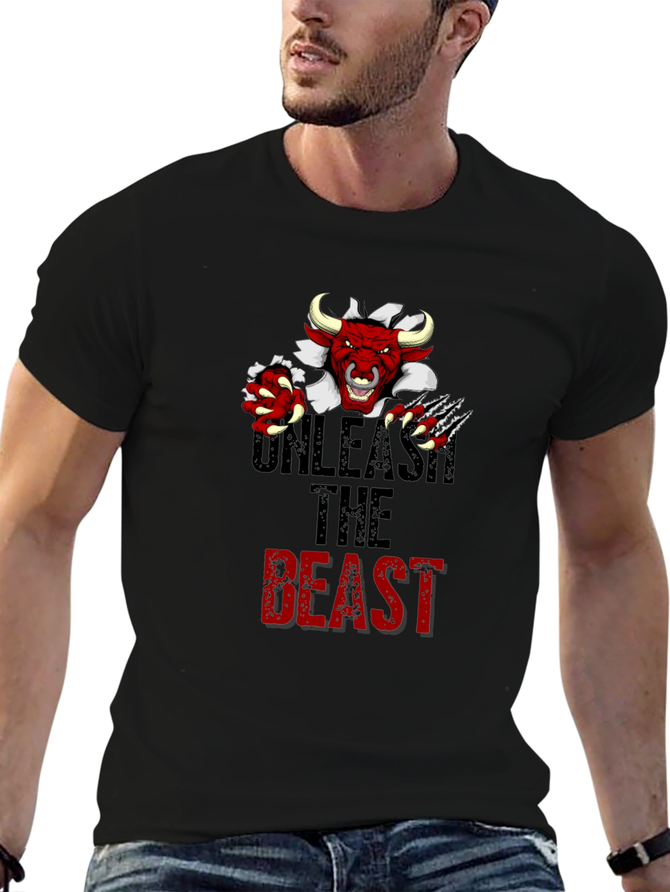 Unleash The Beast Graphic T-Shirt