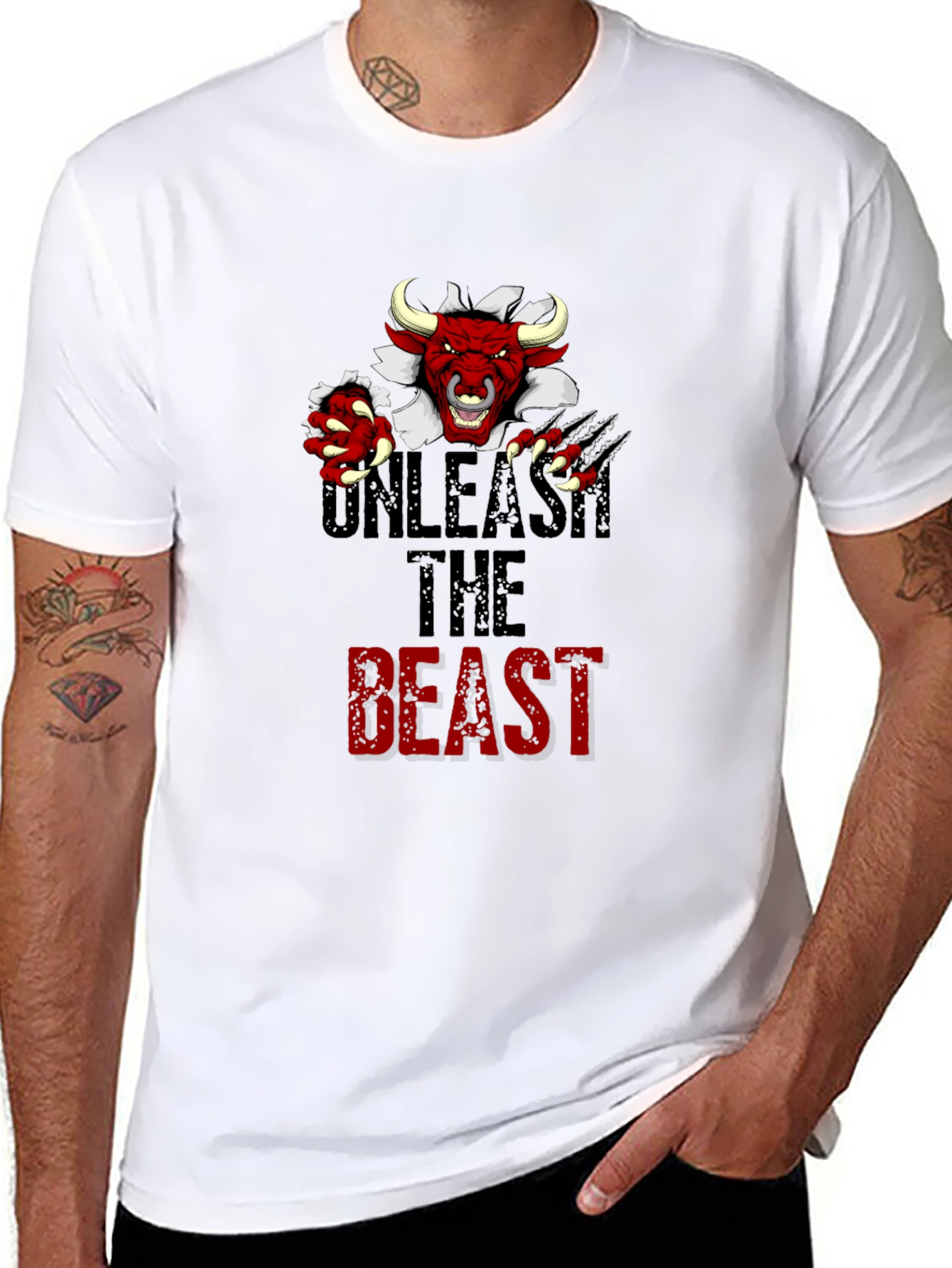 Unleash The Beast Graphic T-Shirt