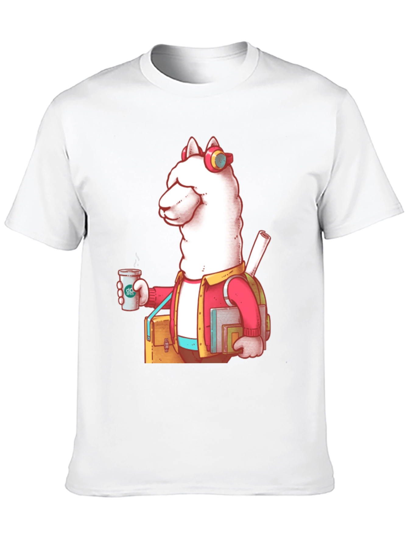 Cool Llama Student Graphic Tee