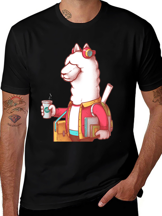 Cool Llama Student Graphic Tee