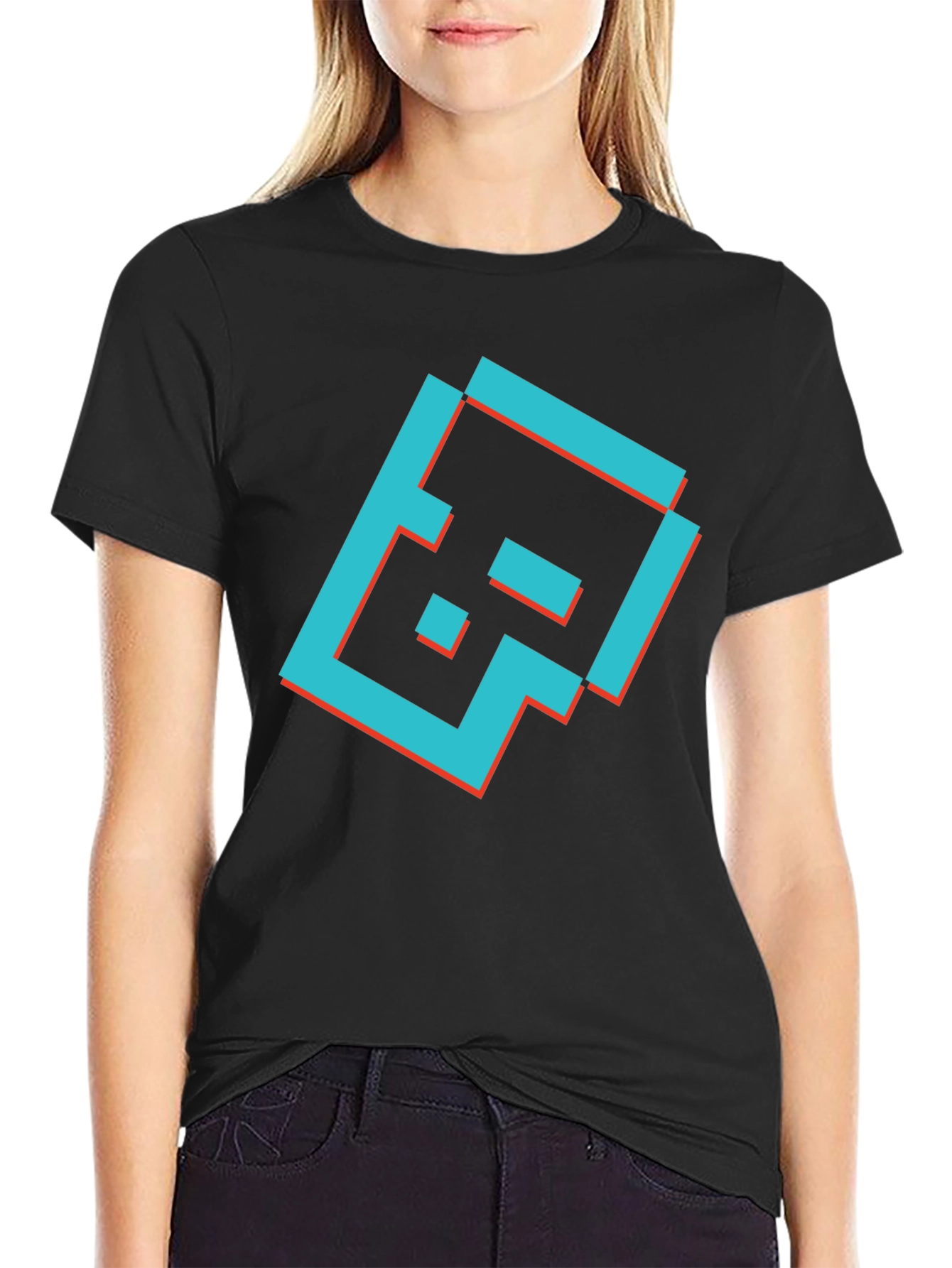 Pixel Art Graphic T-Shirt - Stylish Trendy Casual Tee
