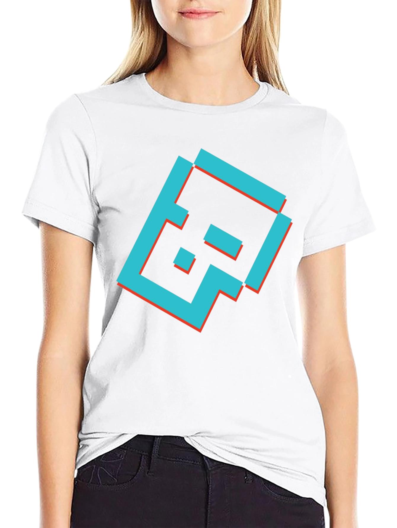 Pixel Art Graphic T-Shirt - Stylish Trendy Casual Tee