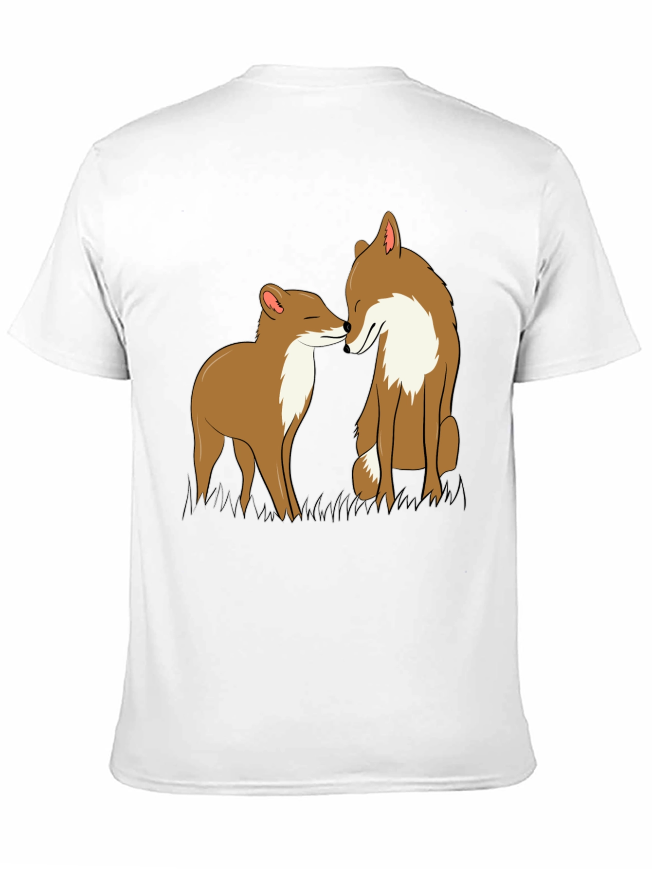 Fox Love Graphic Tee - Black Crew Neck