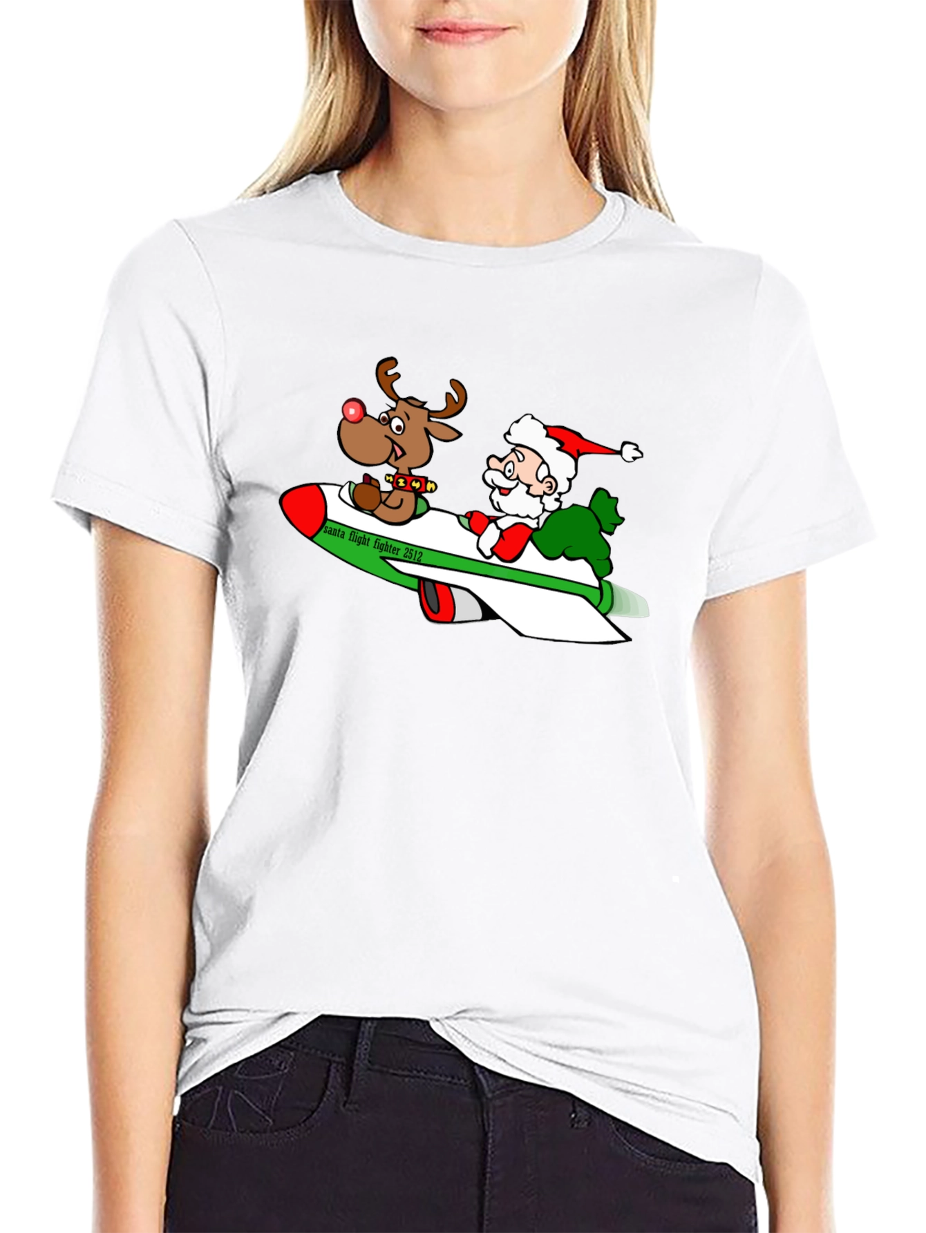 Festive Santas Flight T-Shirt