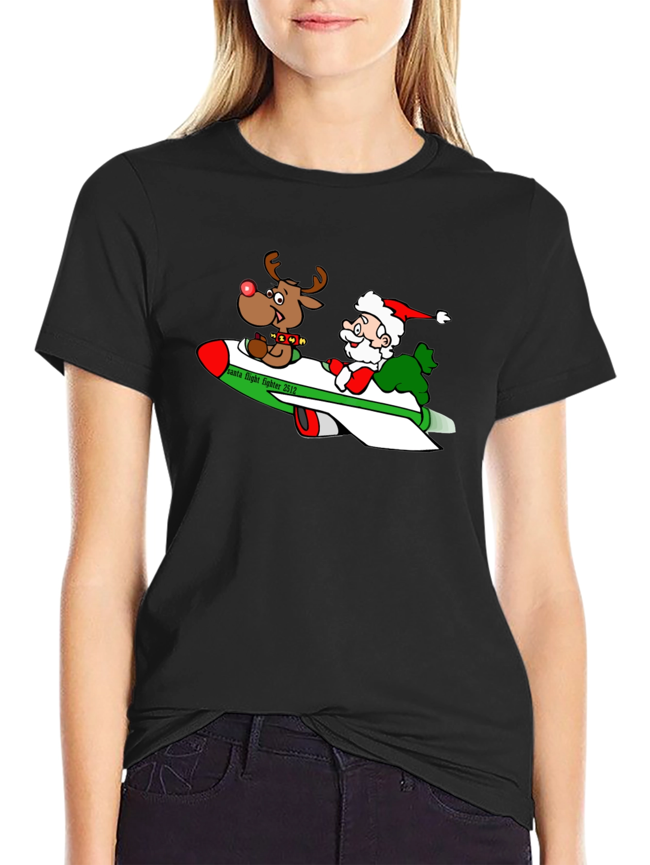 Festive Santas Flight T-Shirt