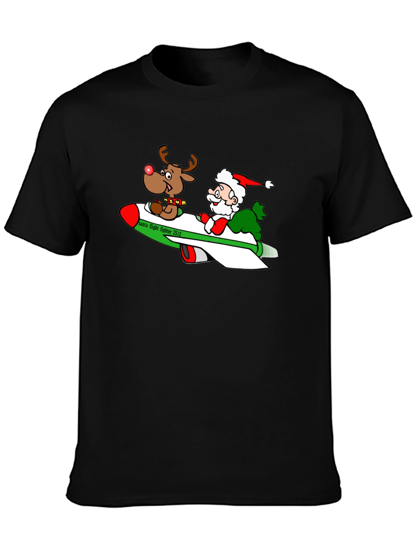 Festive Santas Flight T-Shirt