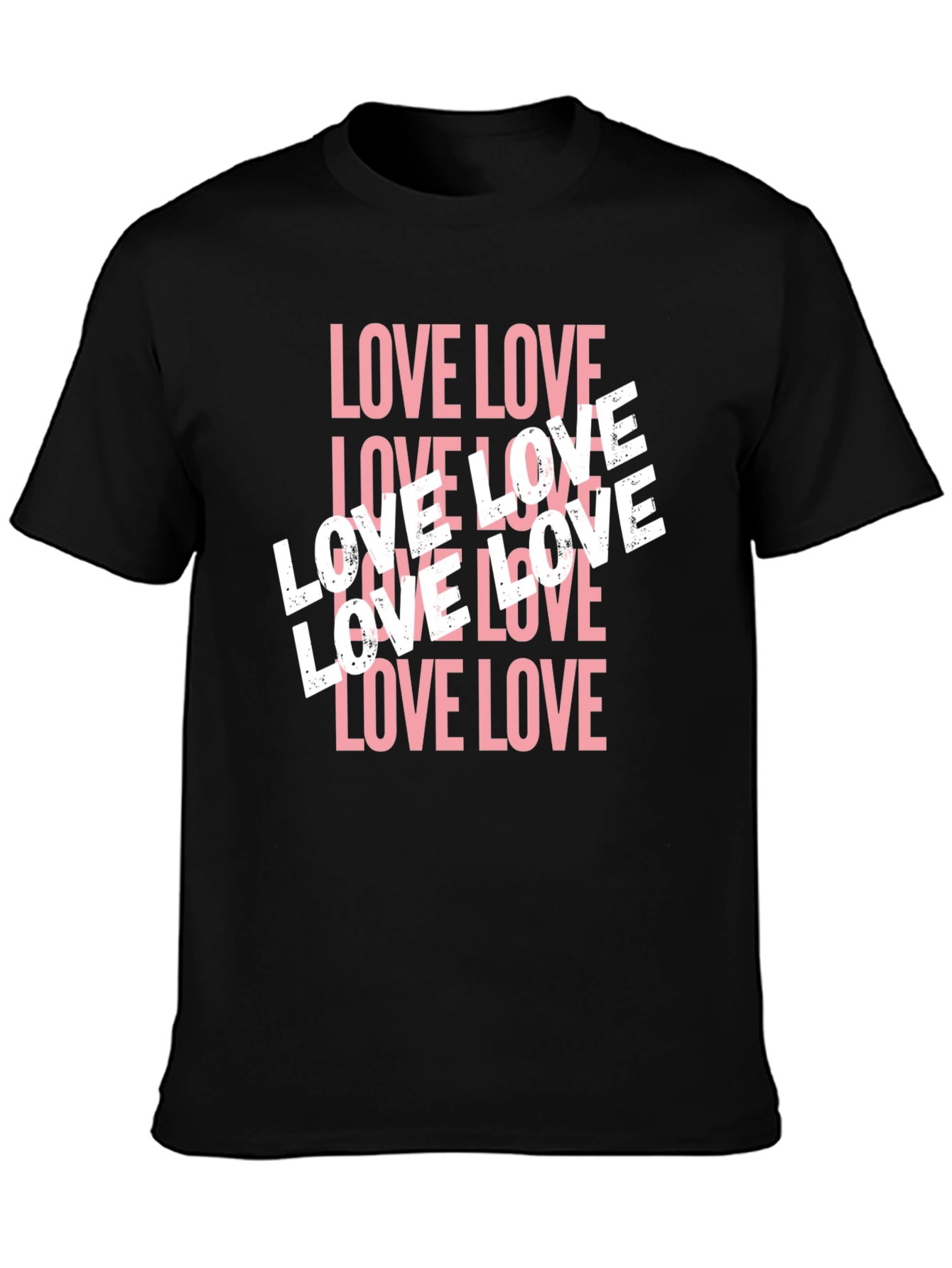 Love Graphic Tee - Stylish Black T-Shirt