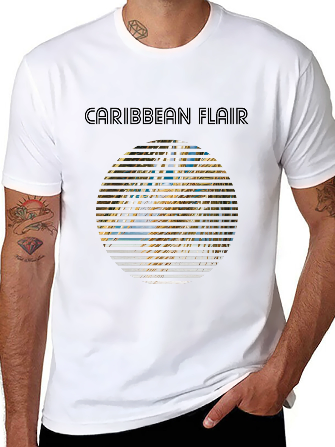 Caribbean Flair Graphic Tee