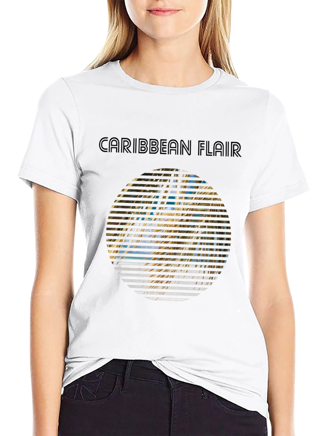 Caribbean Flair Graphic Tee