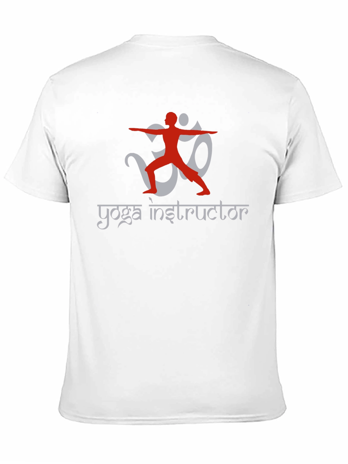 Yoga Instructor Black T-Shirt Om Design