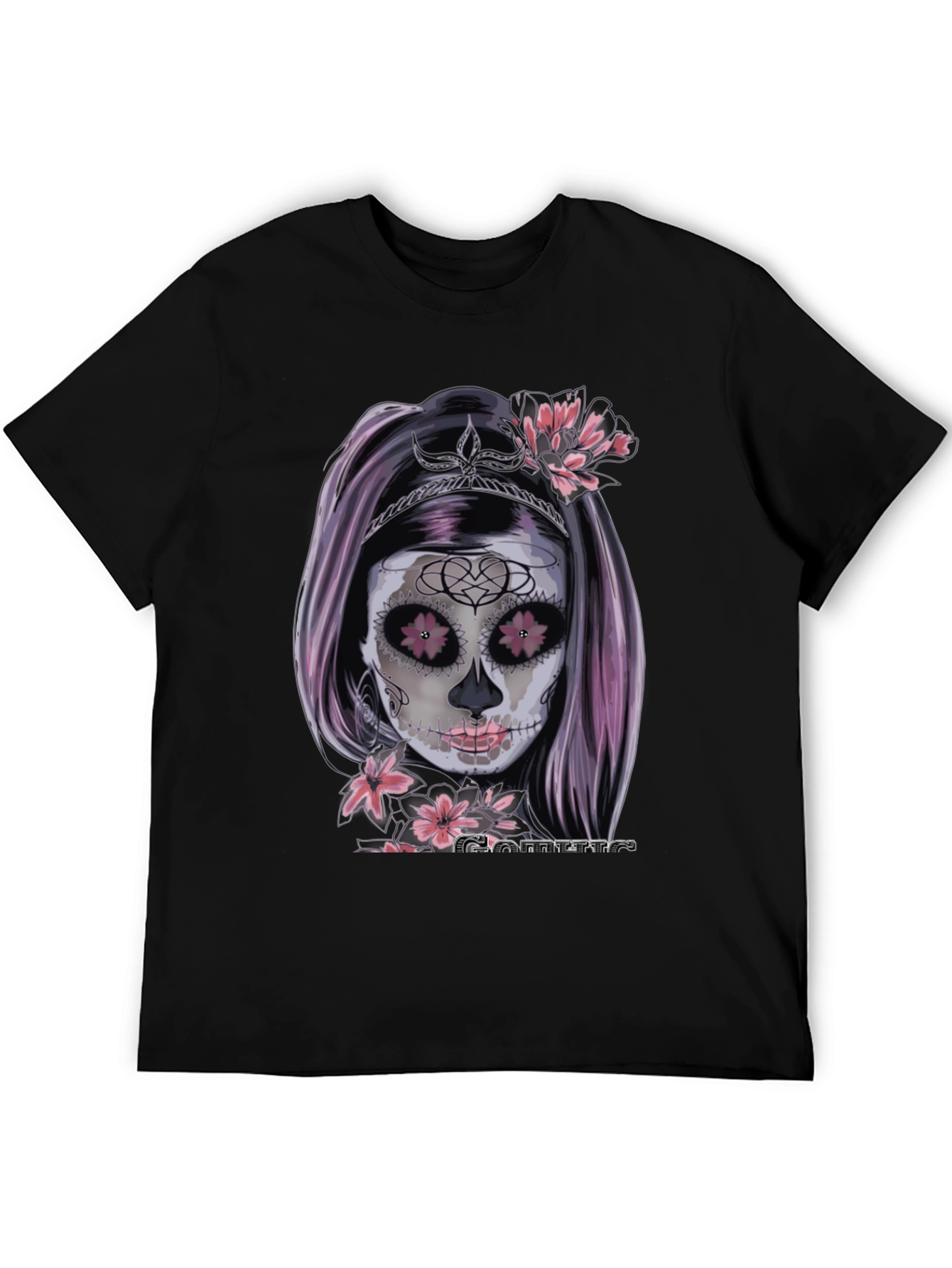 Sugar Skull Woman T-Shirt - Gothic Tee