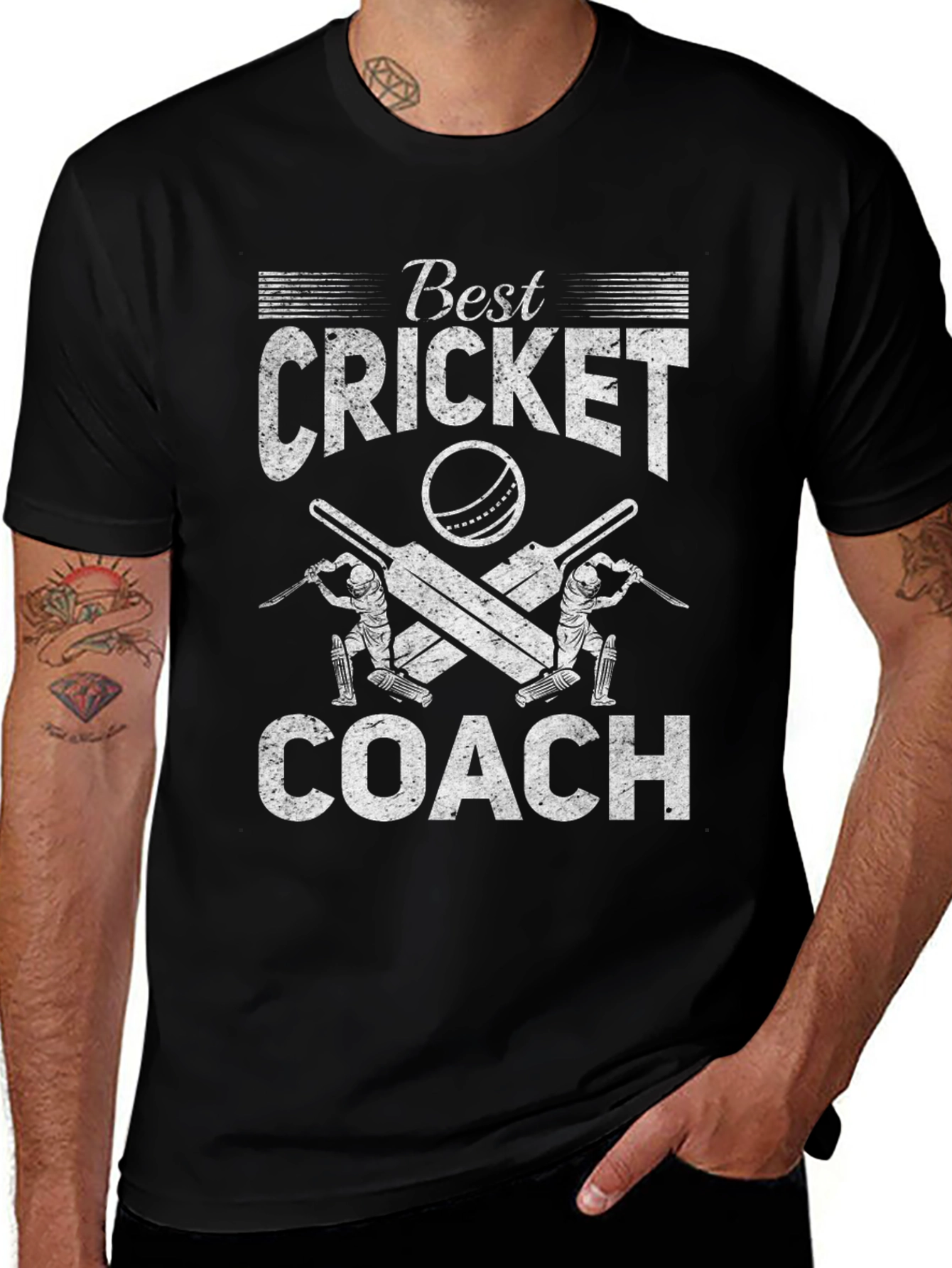 Best Cricket Coach Graphic Tee