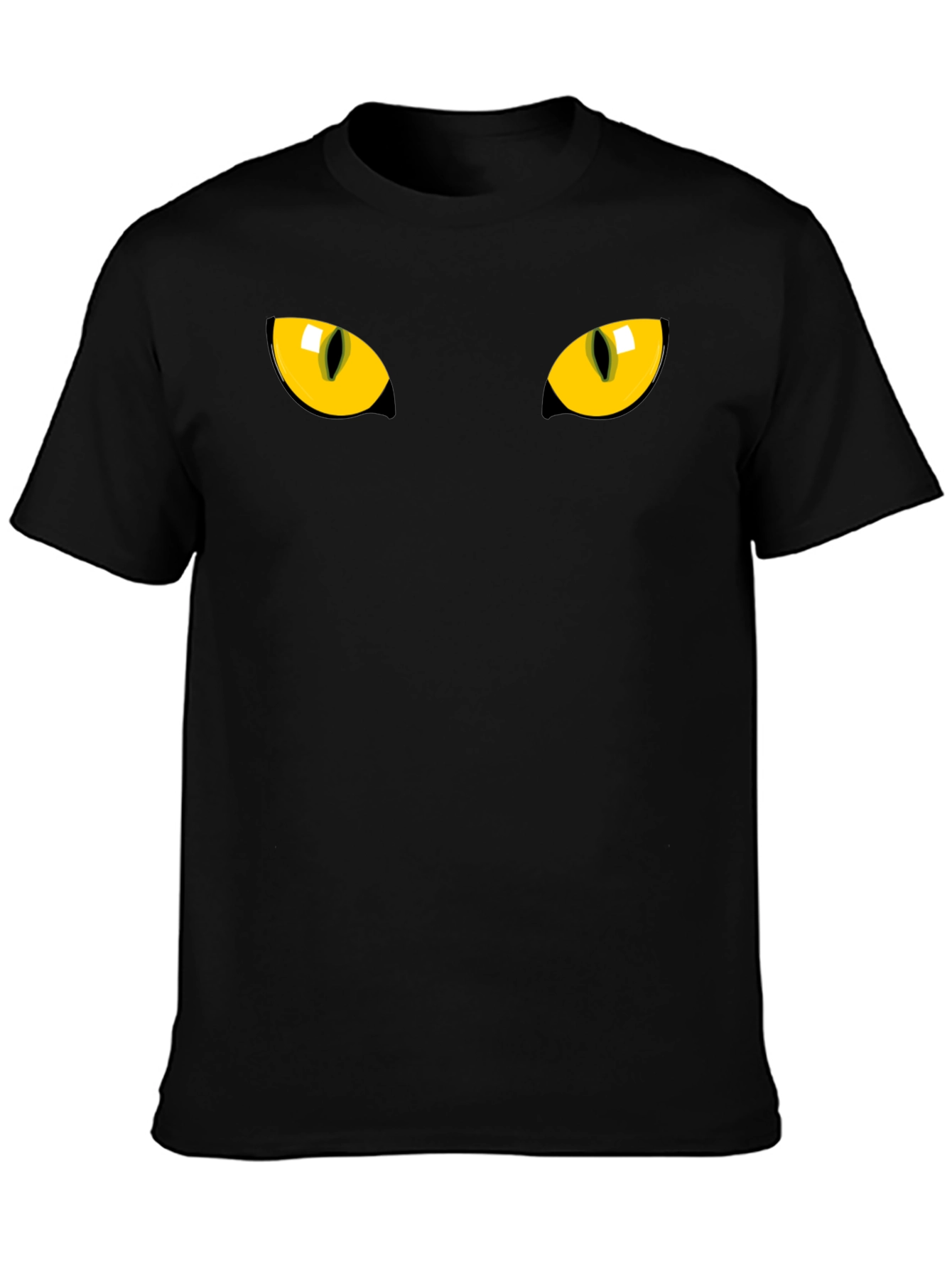 Black Cat Eyes Graphic T-Shirt