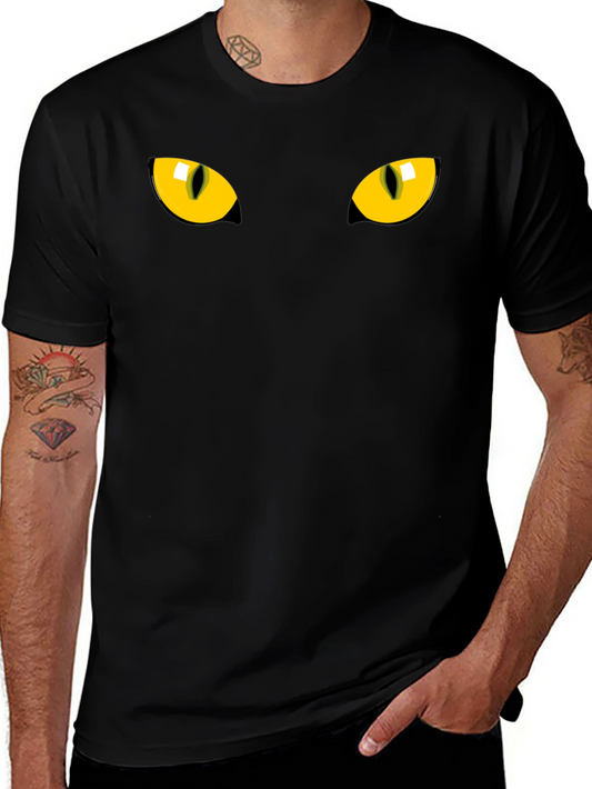 Black Cat Eyes Graphic T-Shirt
