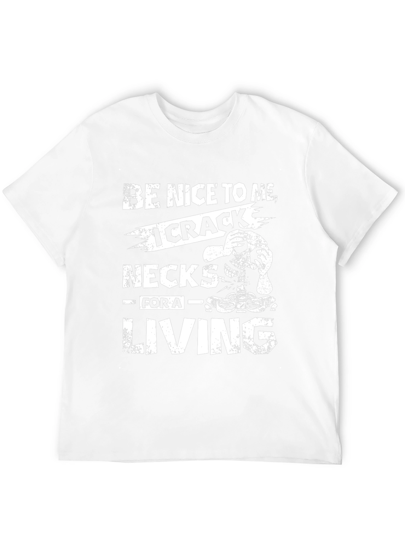 Cracked Necks T-Shirt - Funny Skeleton Graphic Tee