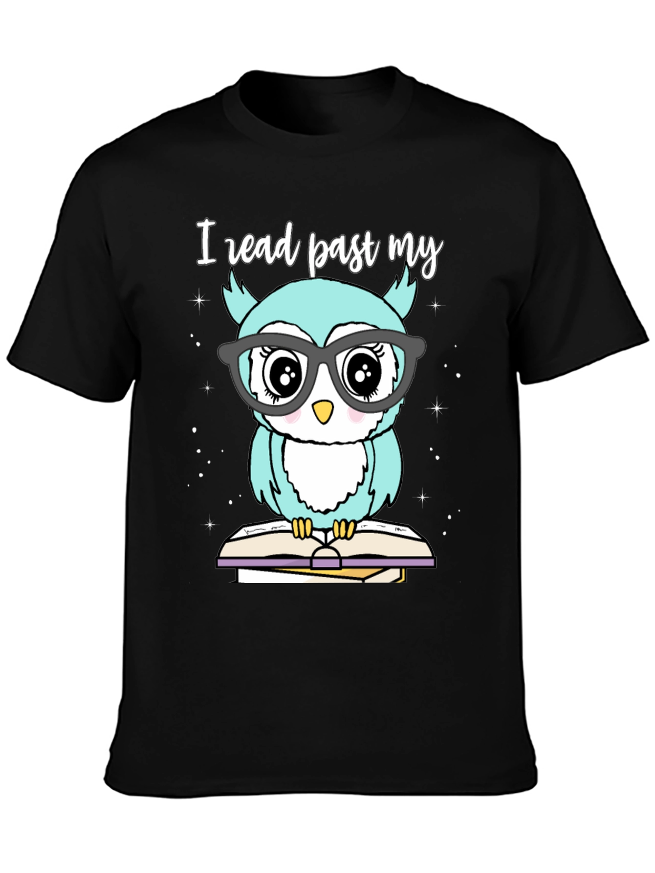 Owl Reading T-Shirt | Book Lover Tee