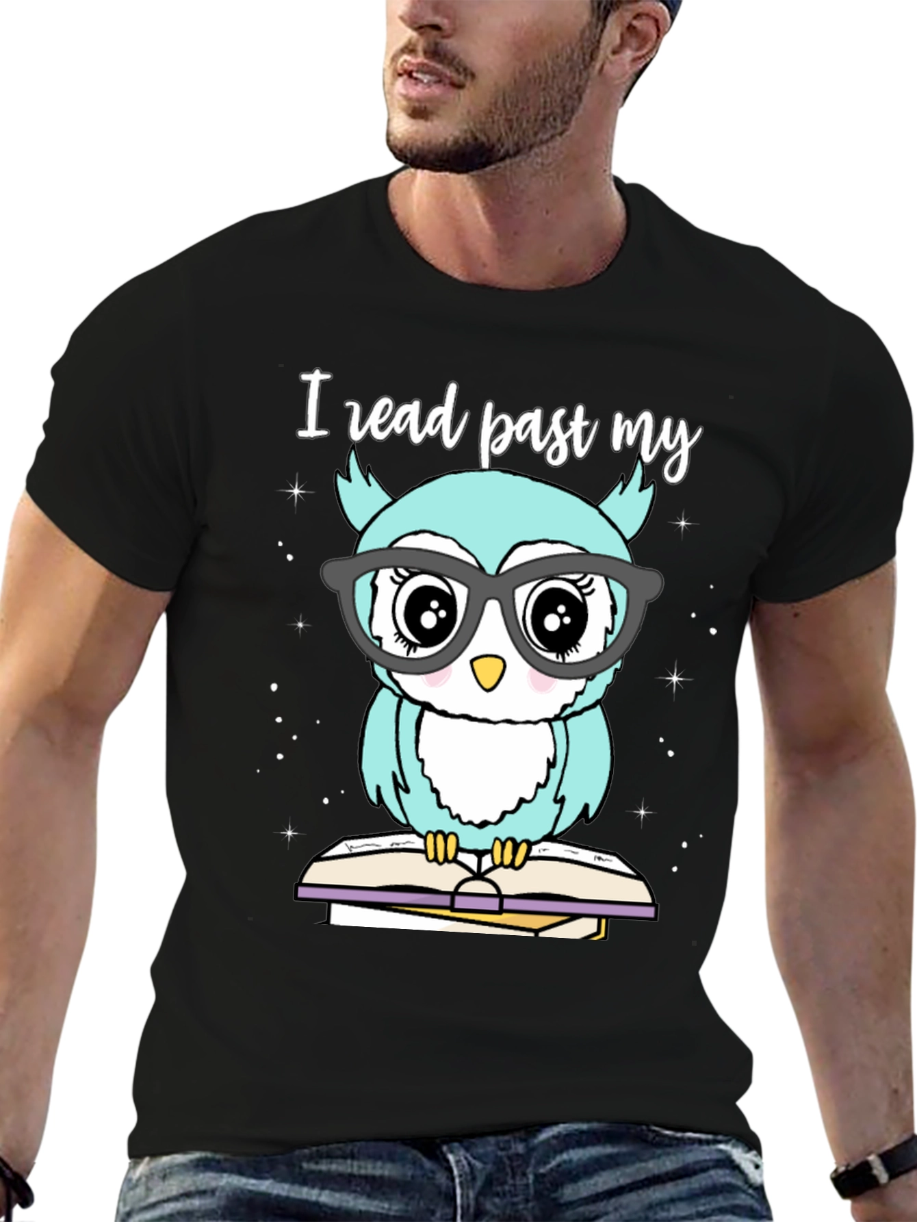 Owl Reading T-Shirt | Book Lover Tee