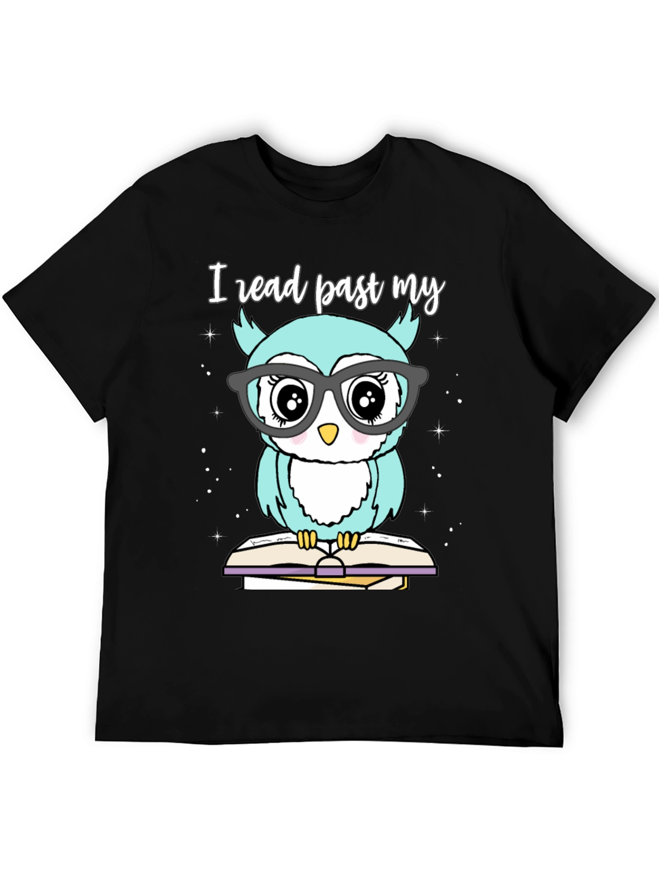 Owl Reading T-Shirt | Book Lover Tee