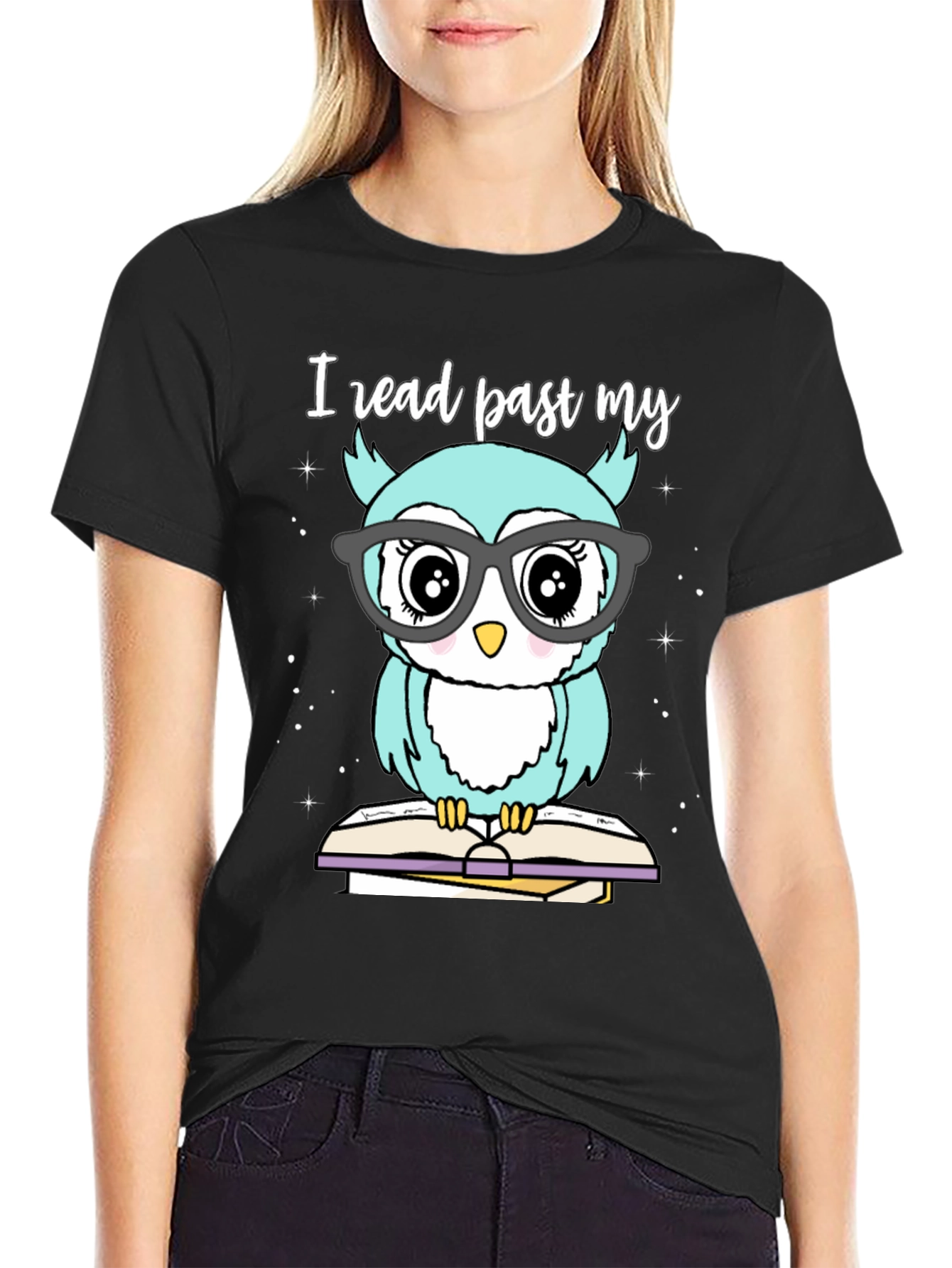 Owl Reading T-Shirt | Book Lover Tee