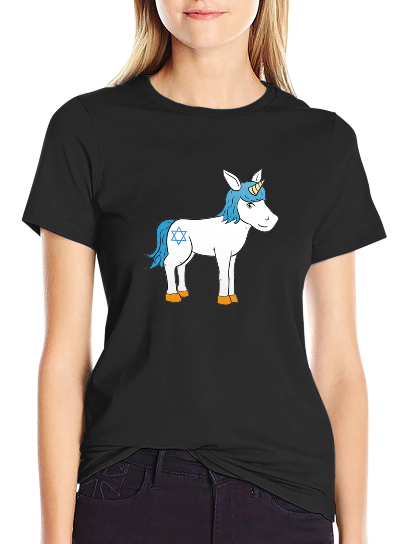 Unicorn Graphic Tee - Black