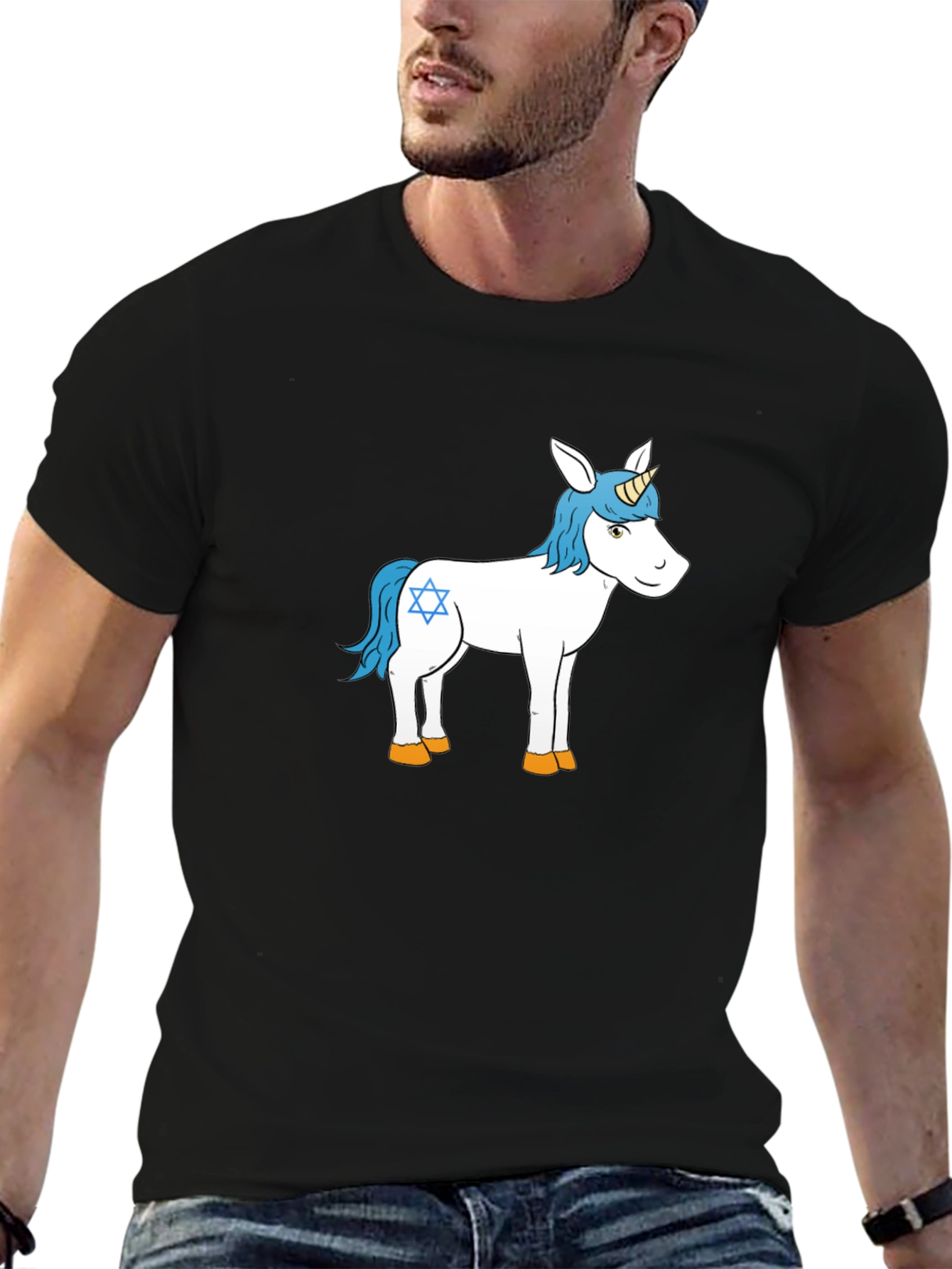Unicorn Graphic Tee - Black