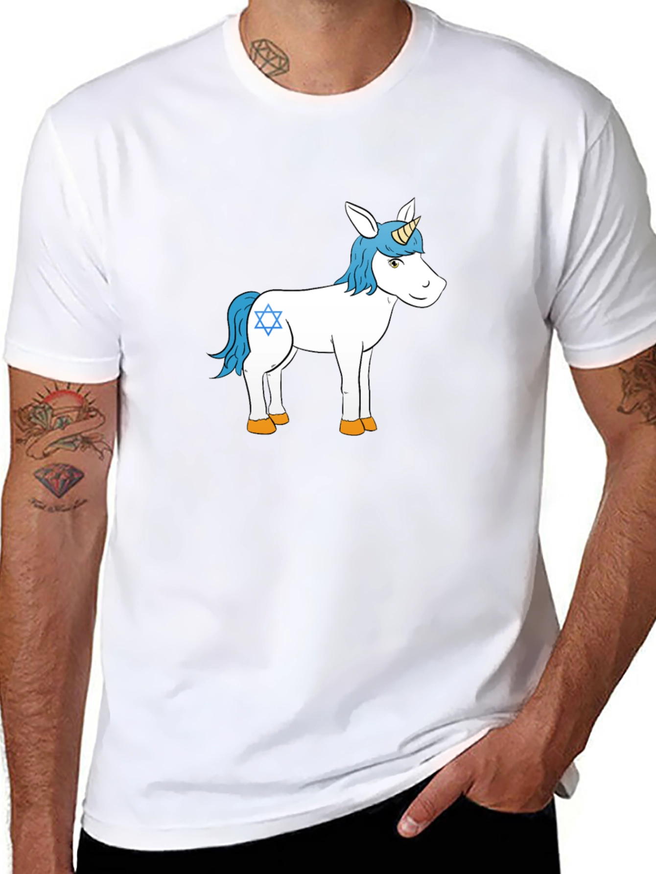 Unicorn Graphic Tee - Black