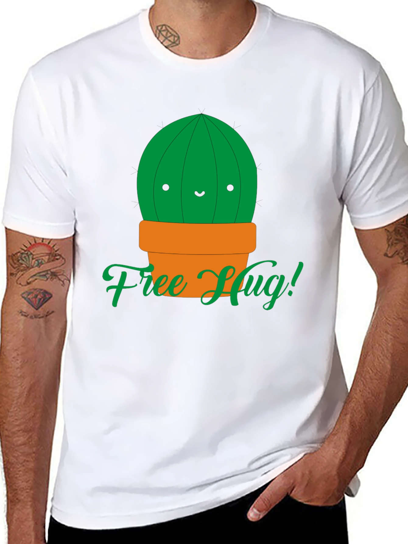 Free Hug Cactus T-Shirt