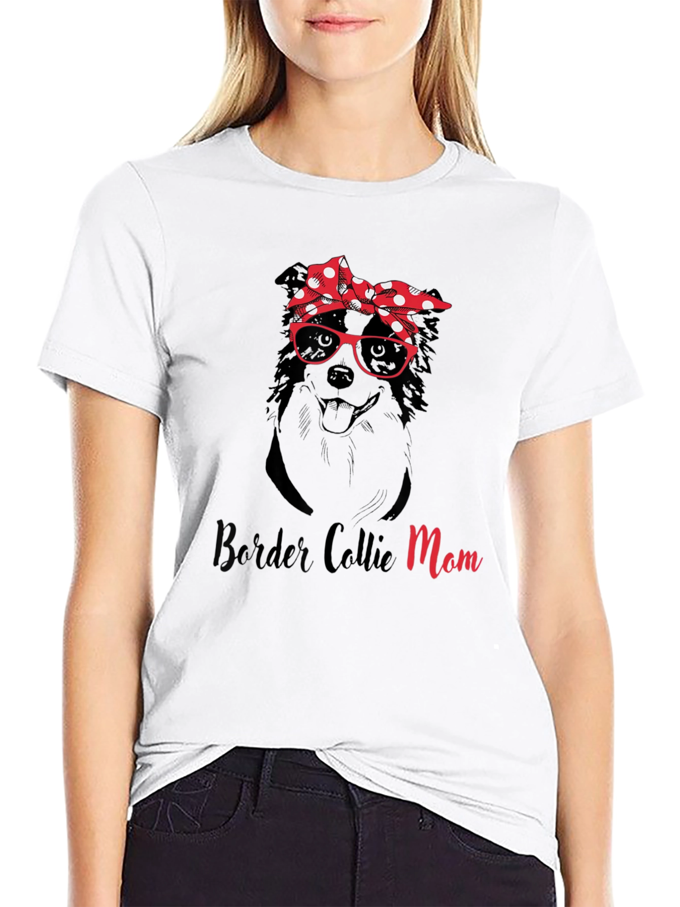 Border Collie Mom Graphic Tee