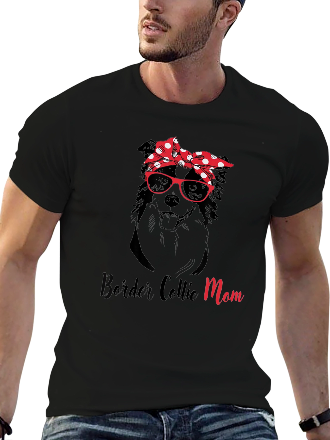 Border Collie Mom Graphic Tee